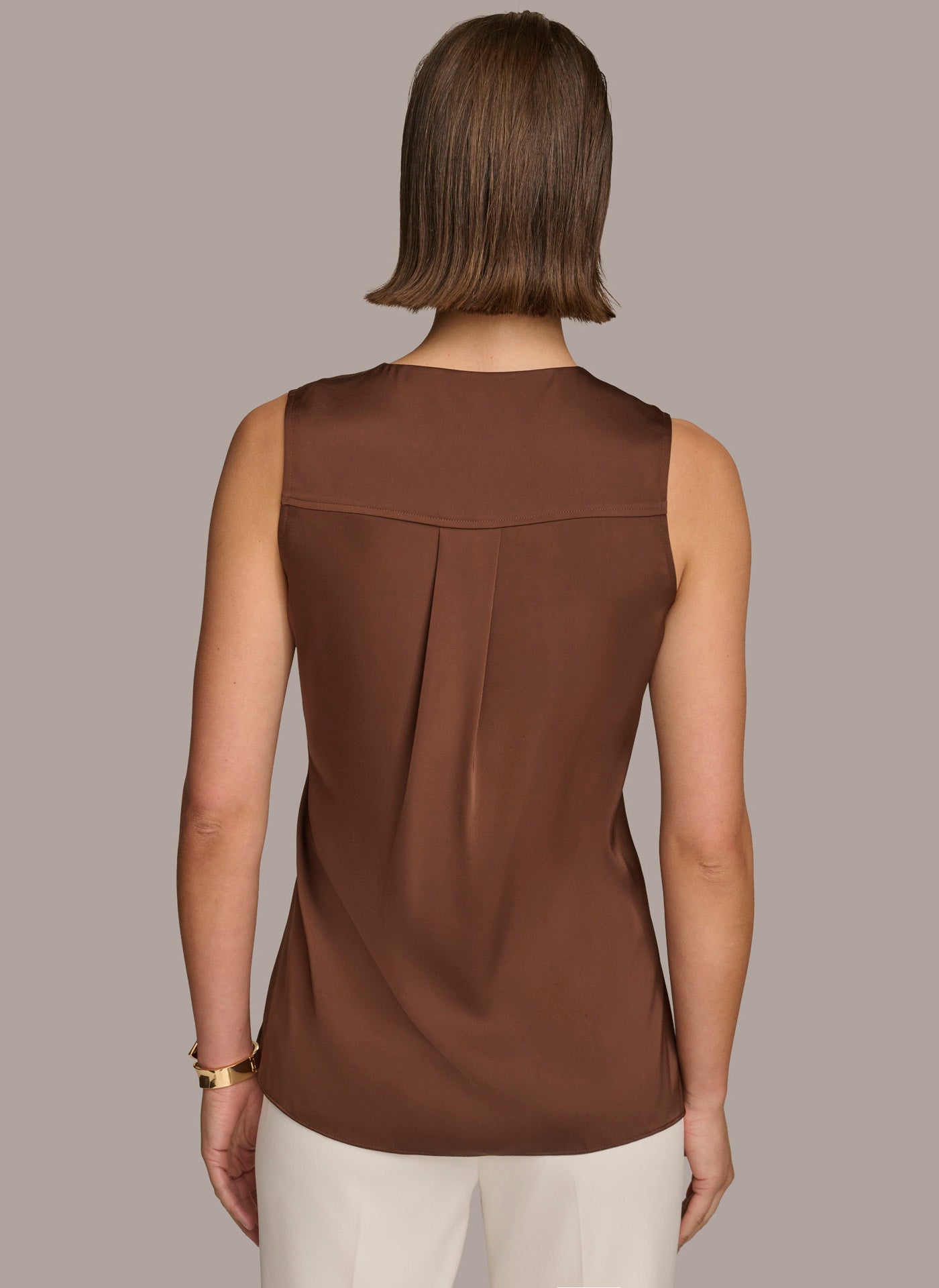 (image for) OUTSTANDING DRAPE NECK WITH SIDE TIE TOP